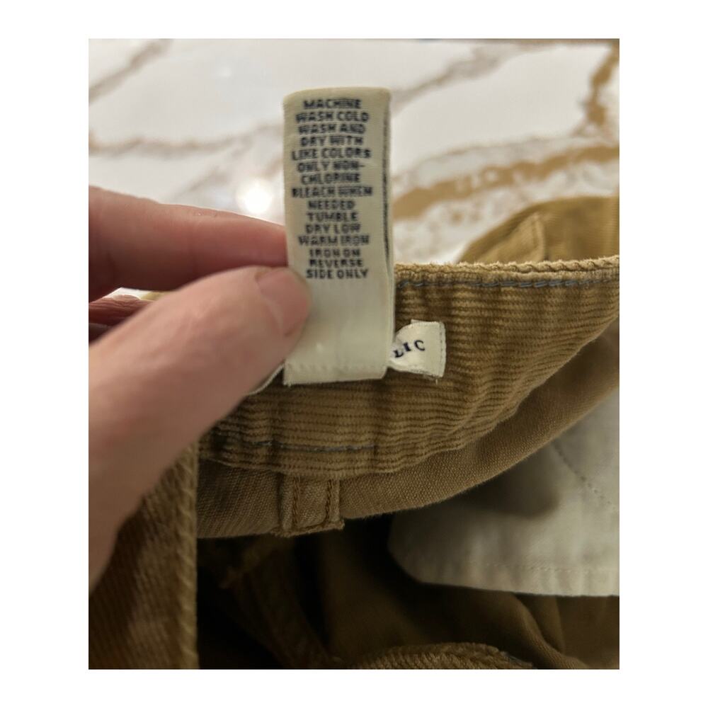 Banana Republic Corduroy Pants Womens 28 Brown Straight Leg Mid Rise 5 Pocket - Picture 9 of 12